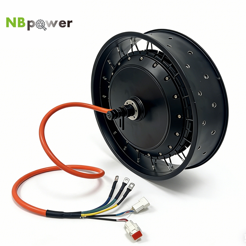 NBpower/QS 273 40H 48-96V, nom - 72V 8000W Brushless Hub Motor incelemesi ve fiyatı