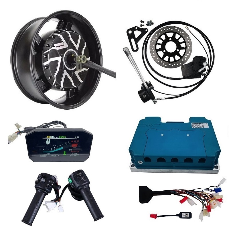 Elektrikli Motosiklet Göbek Mo - 12000W Electric Motorcycle Hub Motor incelemesi ve fiyatı